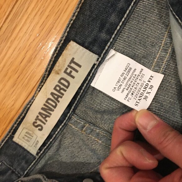 Vintage 90’s GAP 1969 Standard Fit Jeans 30 X 30 - Picture 3 of 4